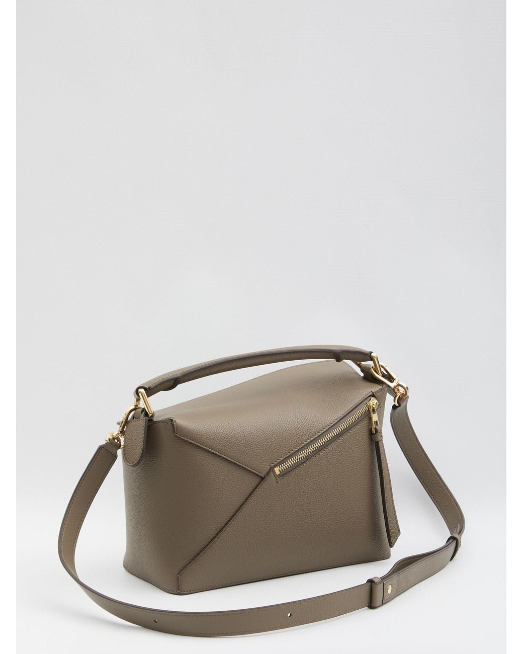 Loewe Gray Puzzle Small Handbag