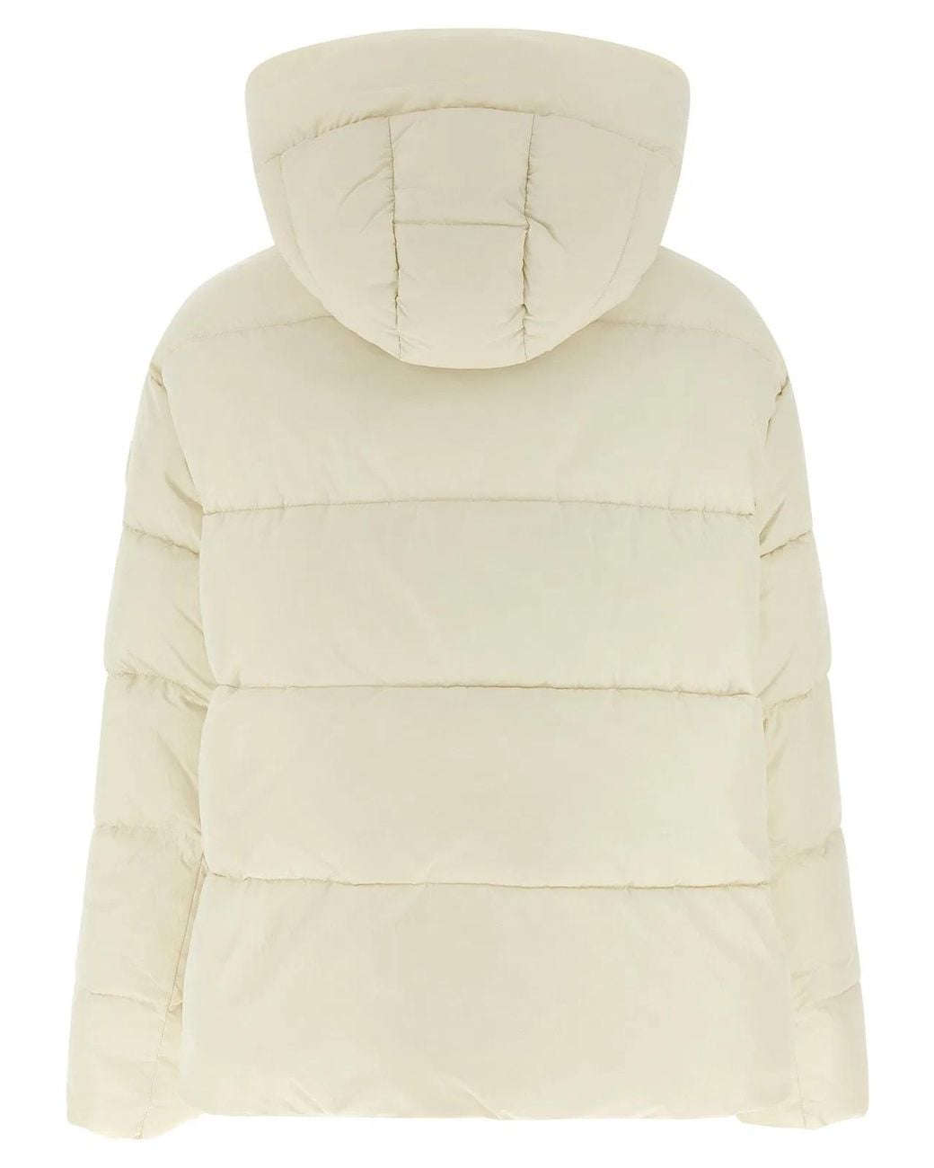 Pinko Natural 'Love Birds' Logo Down Jacket