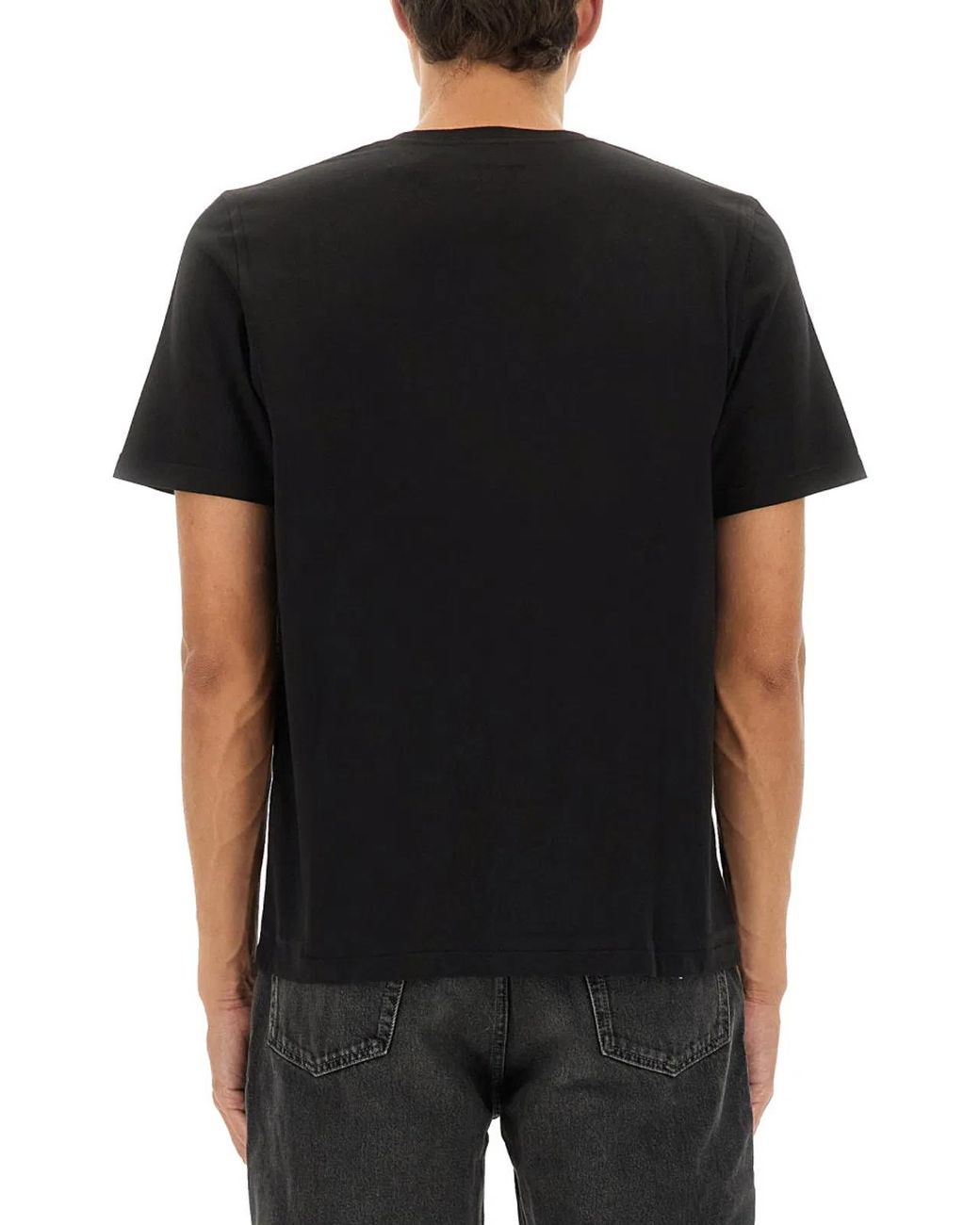 Saint Laurent Black Cassandre T-Shirt for men