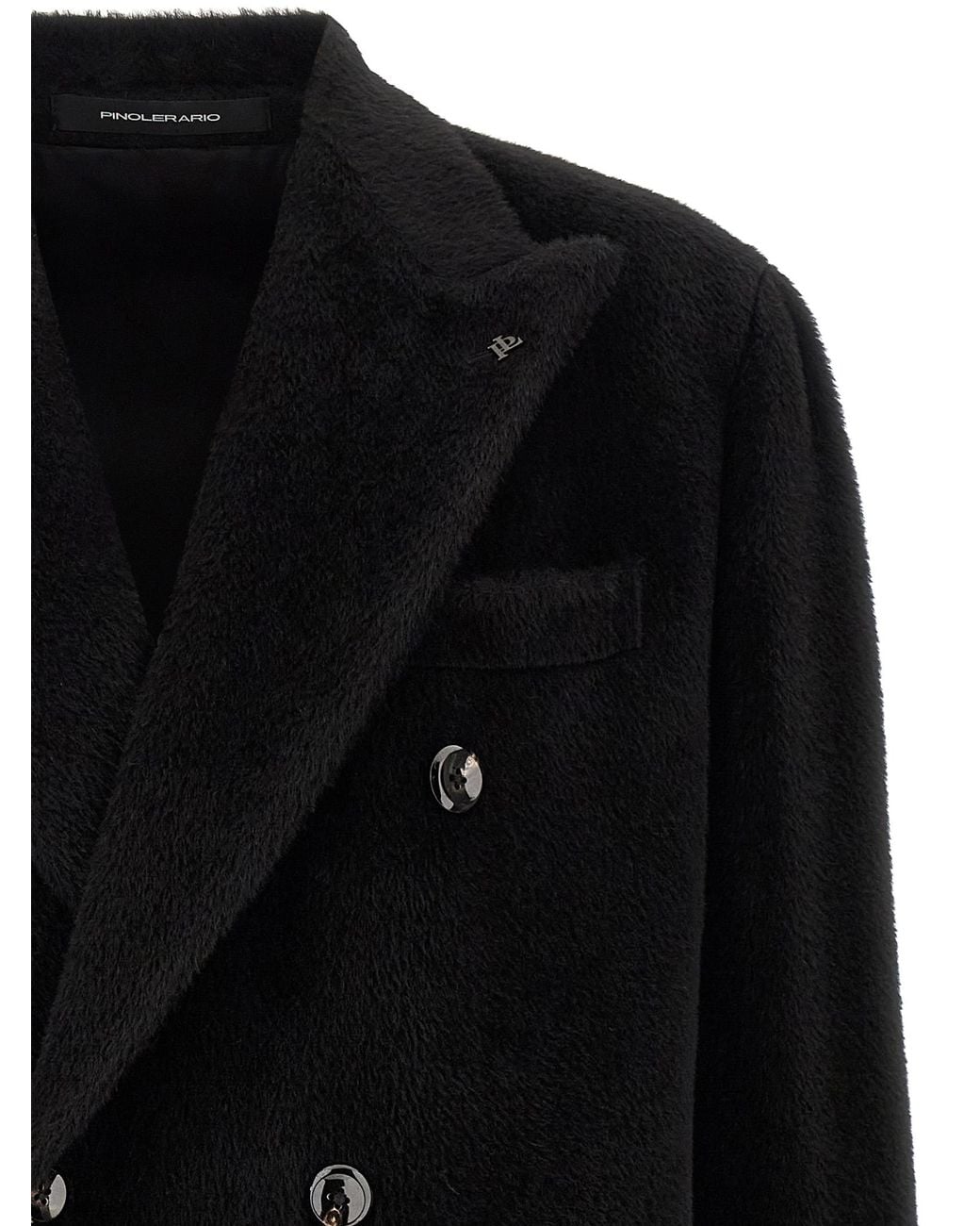 Tagliatore Black 'Londra' Coat for men