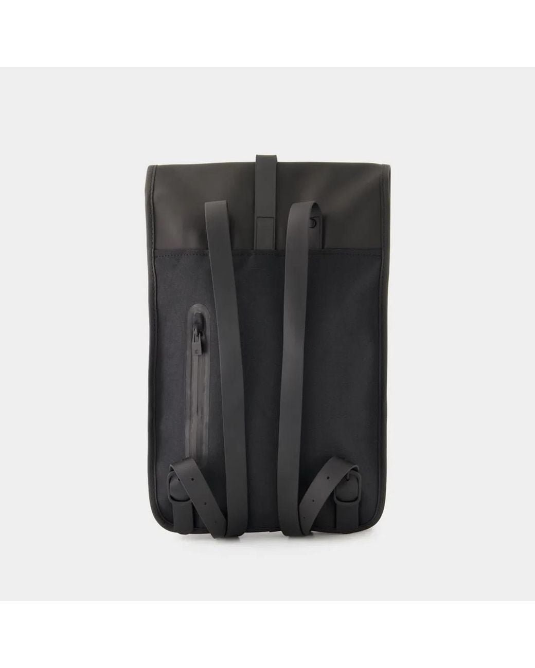 Rains Black Mini Backpack