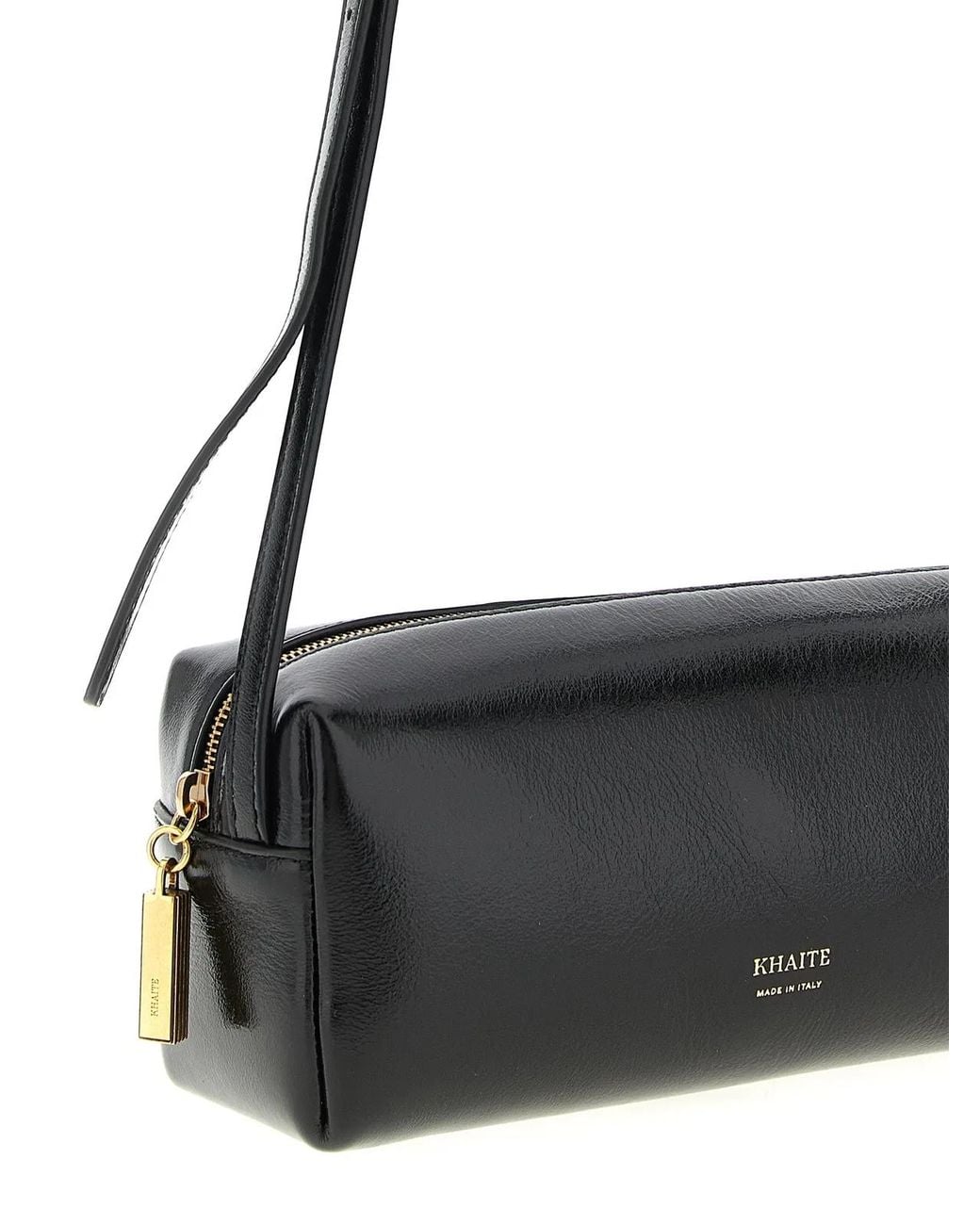 Khaite Black Calfskin Crossbody Bag