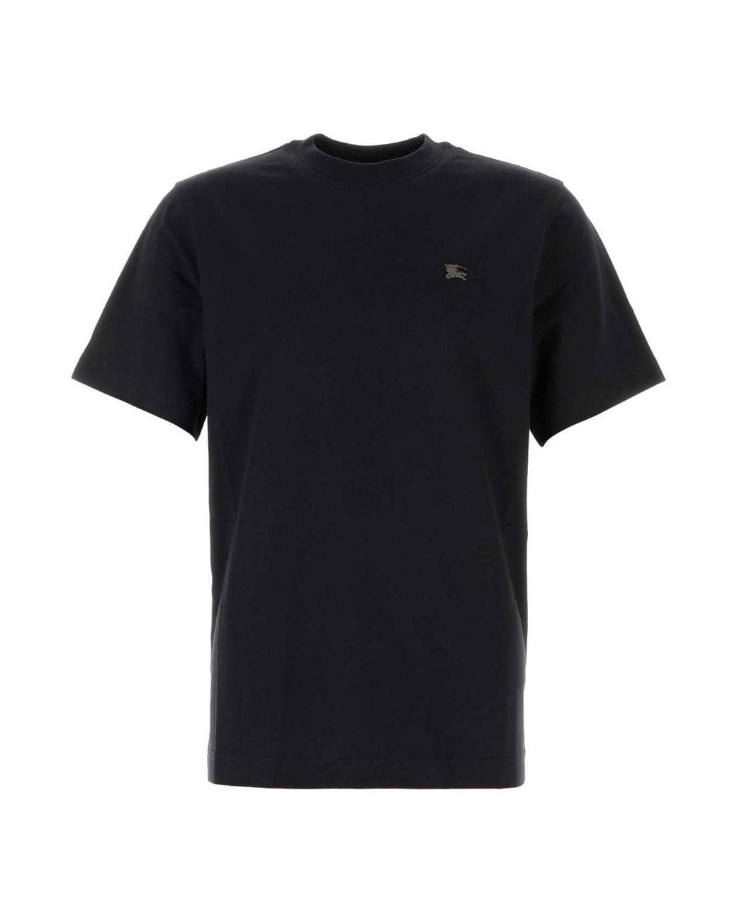 Burberry Black Metal Ekd Detail T-Shirt for men