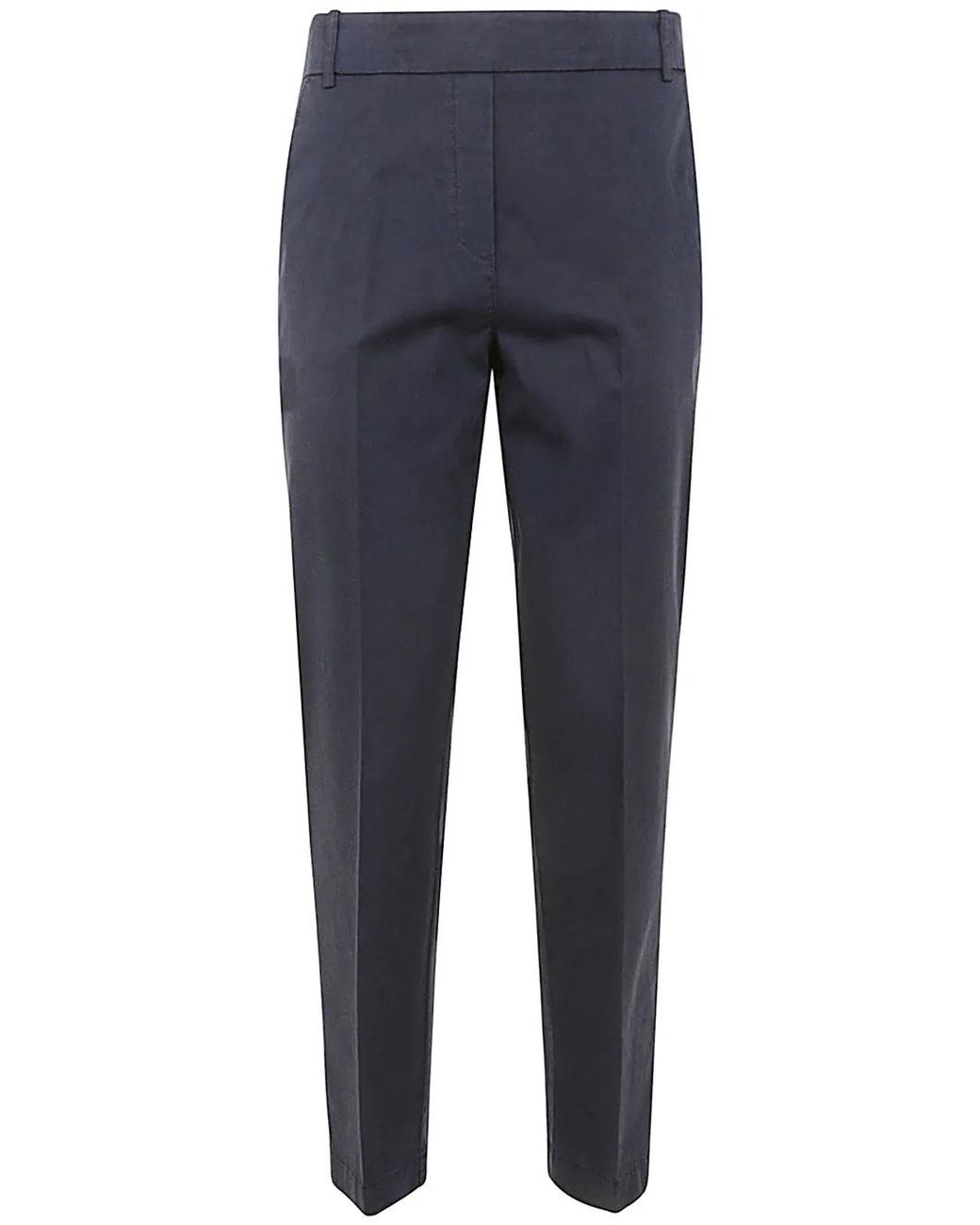 Kiltie Blue Hugo Straight Leg Pants With Lapel