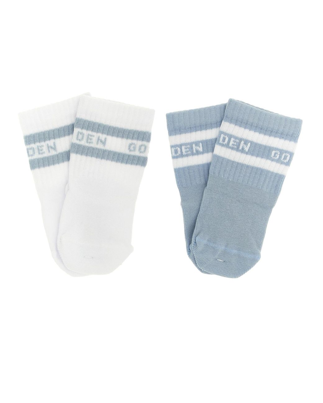 Golden Goose Deluxe Brand Gray 'Baby School' 2-Pack Sneaker + Socks Set