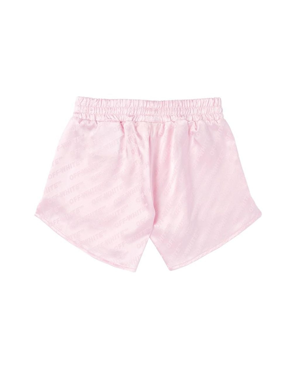 Off-White c/o Virgil Abloh Pink Jacq Off Satin Short