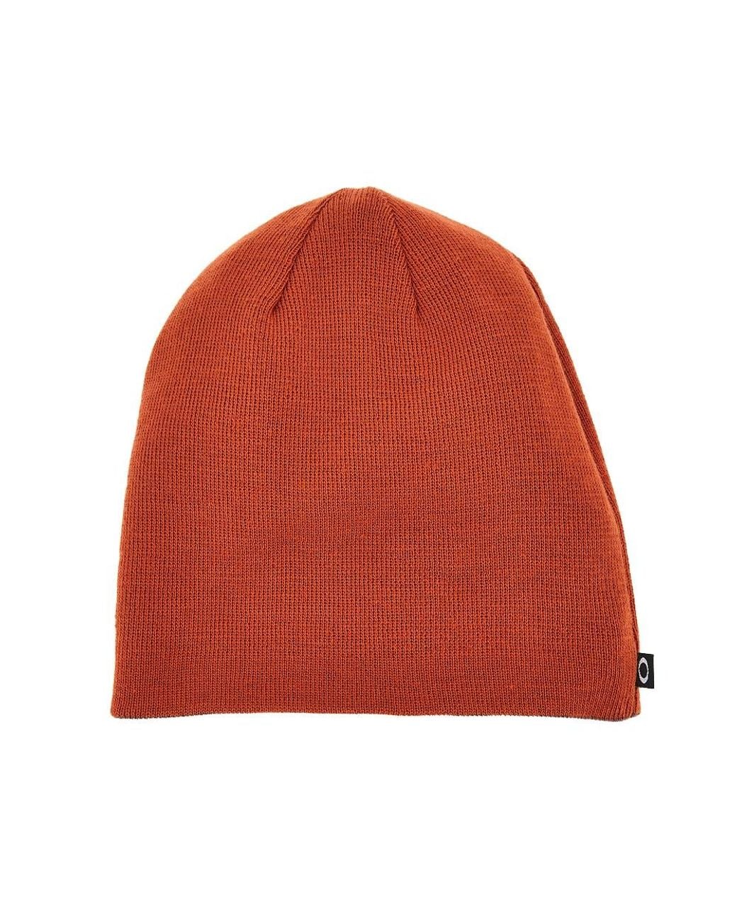 Oakley Brown Ellipse Reversible Beanie Hat for men