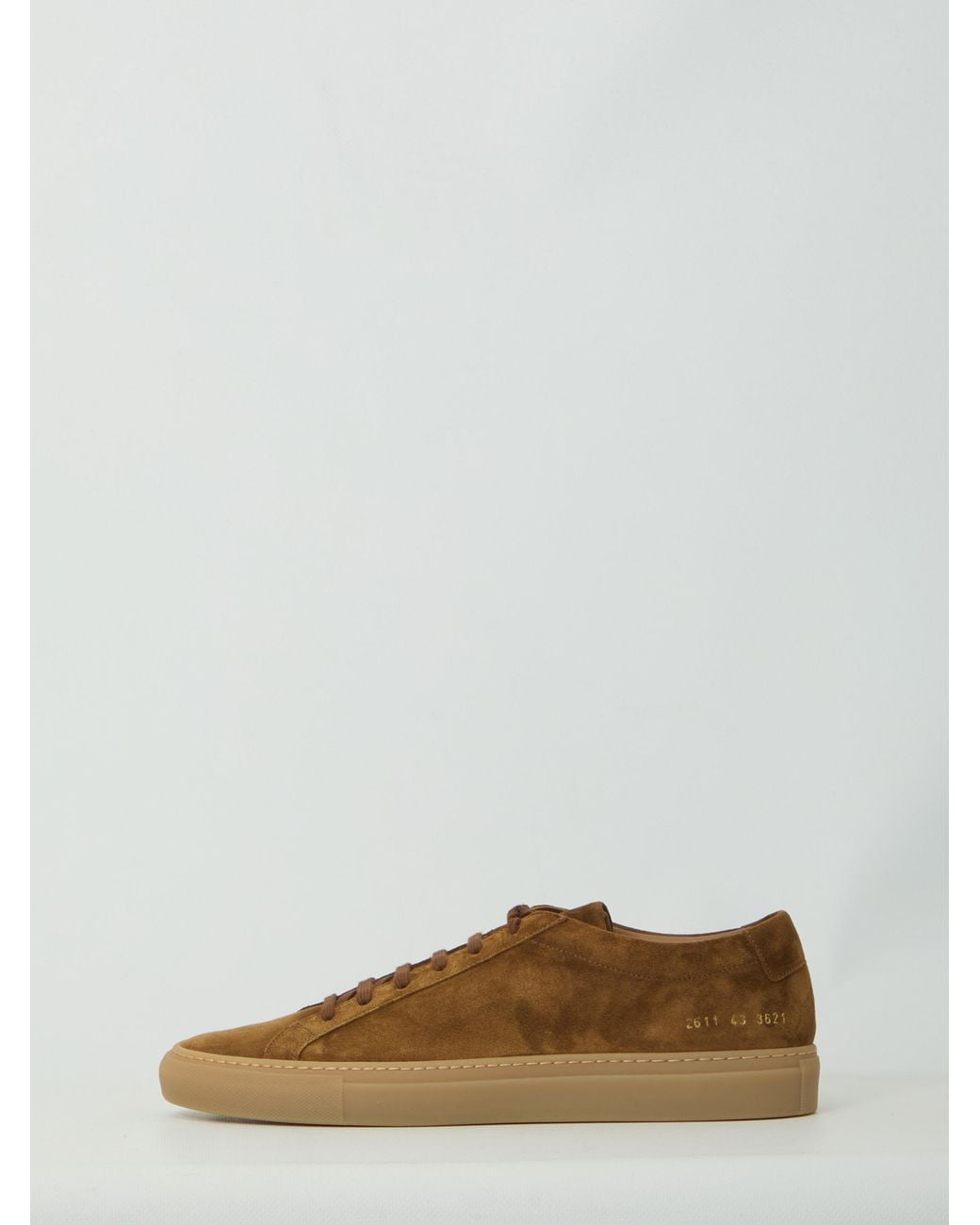 Common Projects Brown Suede Achilles Premium Sneakers for men
