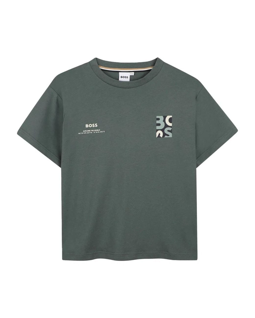 Boss Green T-Shirt Con Logo