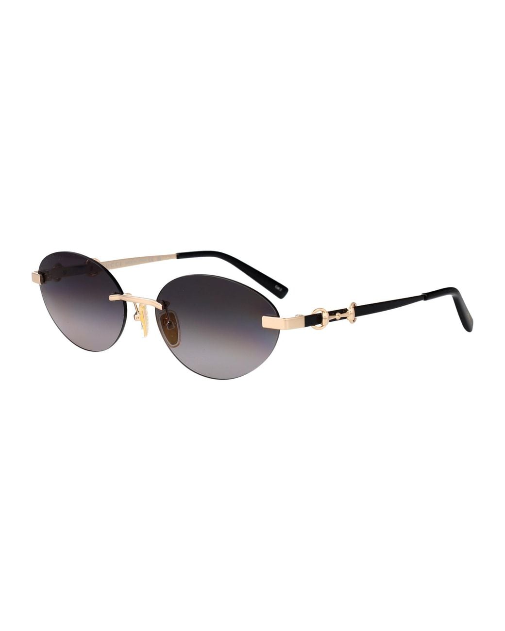 Gucci Black Metal Sunglasses
