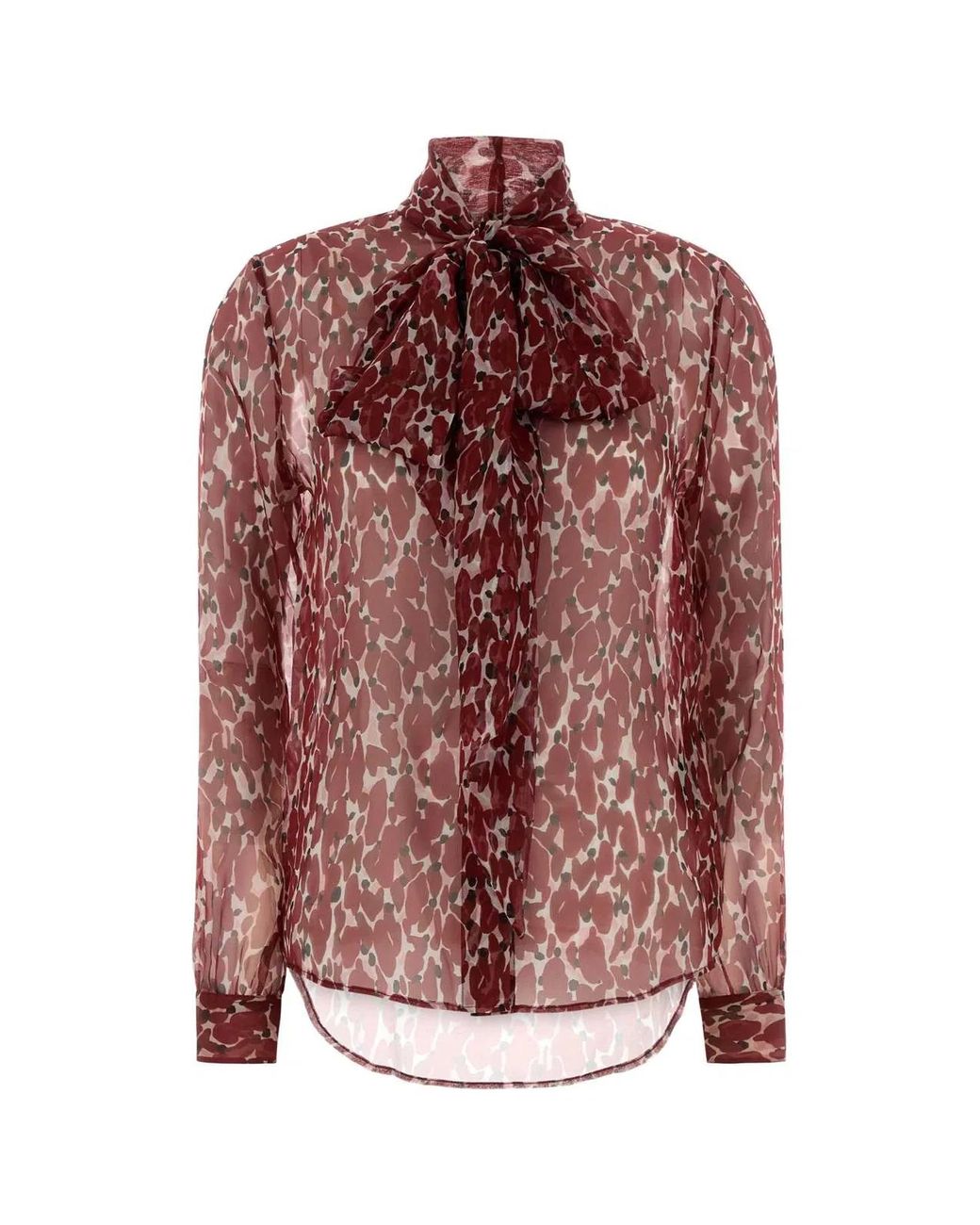 Saint Laurent Pink Regular Printed Shirt