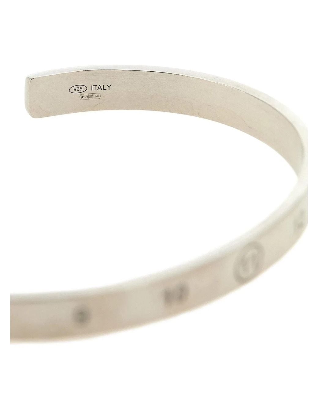 Maison Margiela White 'Numeric' Bracelet for men