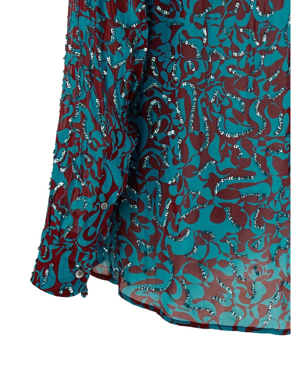 Dries Van Noten Blue 'Clavelly' Shirt