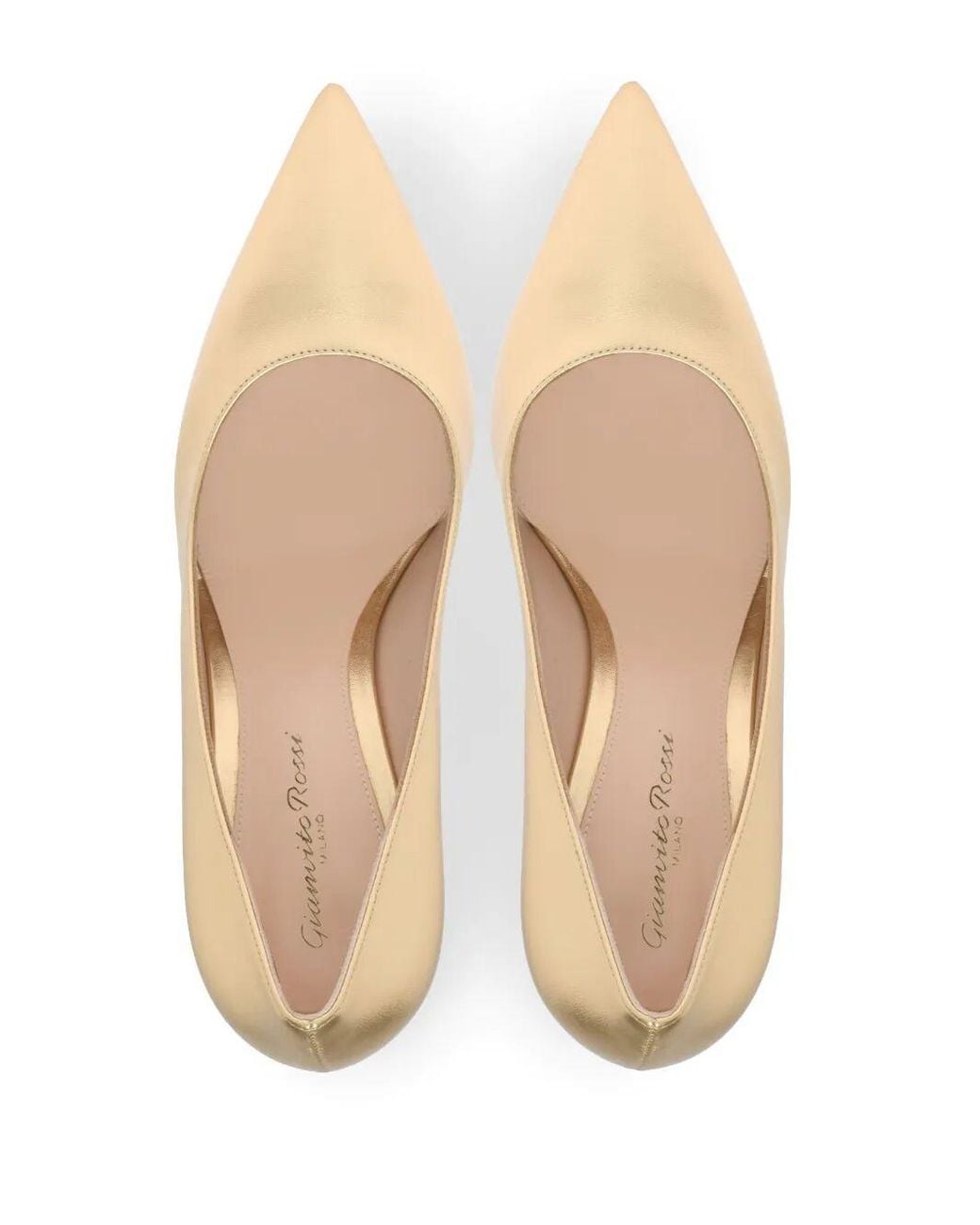 Gianvito Rossi Natural Gianvito 85 Nappa Leather Pumps