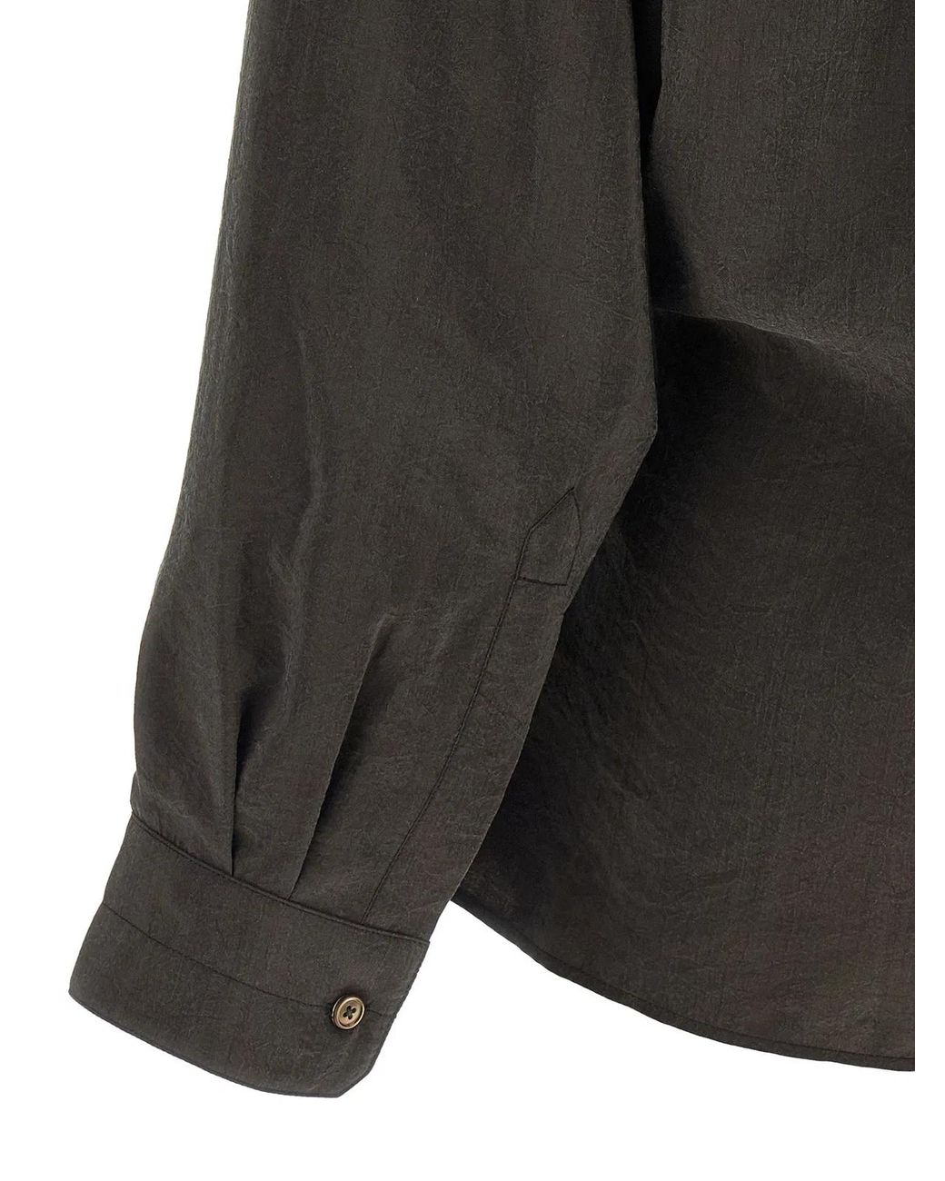 Lemaire Black 'Twisted' Shirt