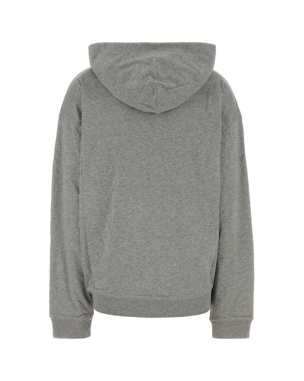 Miu Miu Gray Cotton Sweatshirt