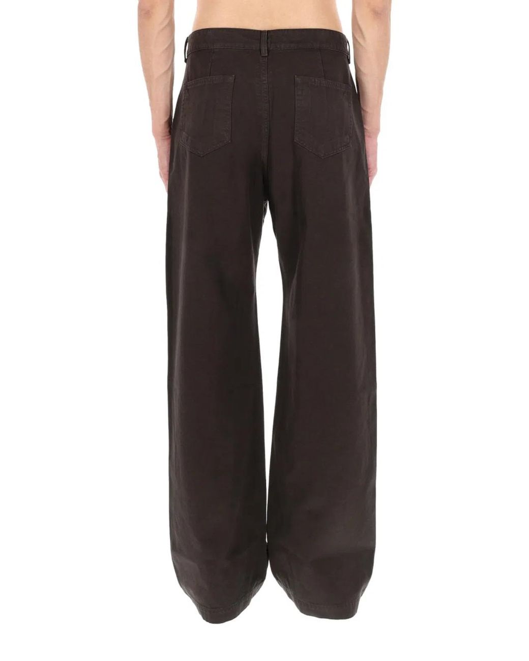 Rick Owens Brown Cotton Jeans for men