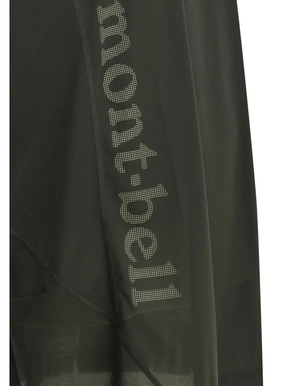 Montbell Green Polyester T-Shirt for men