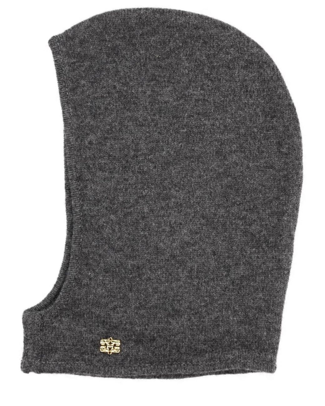 Ganni Gray Wool Balaclava