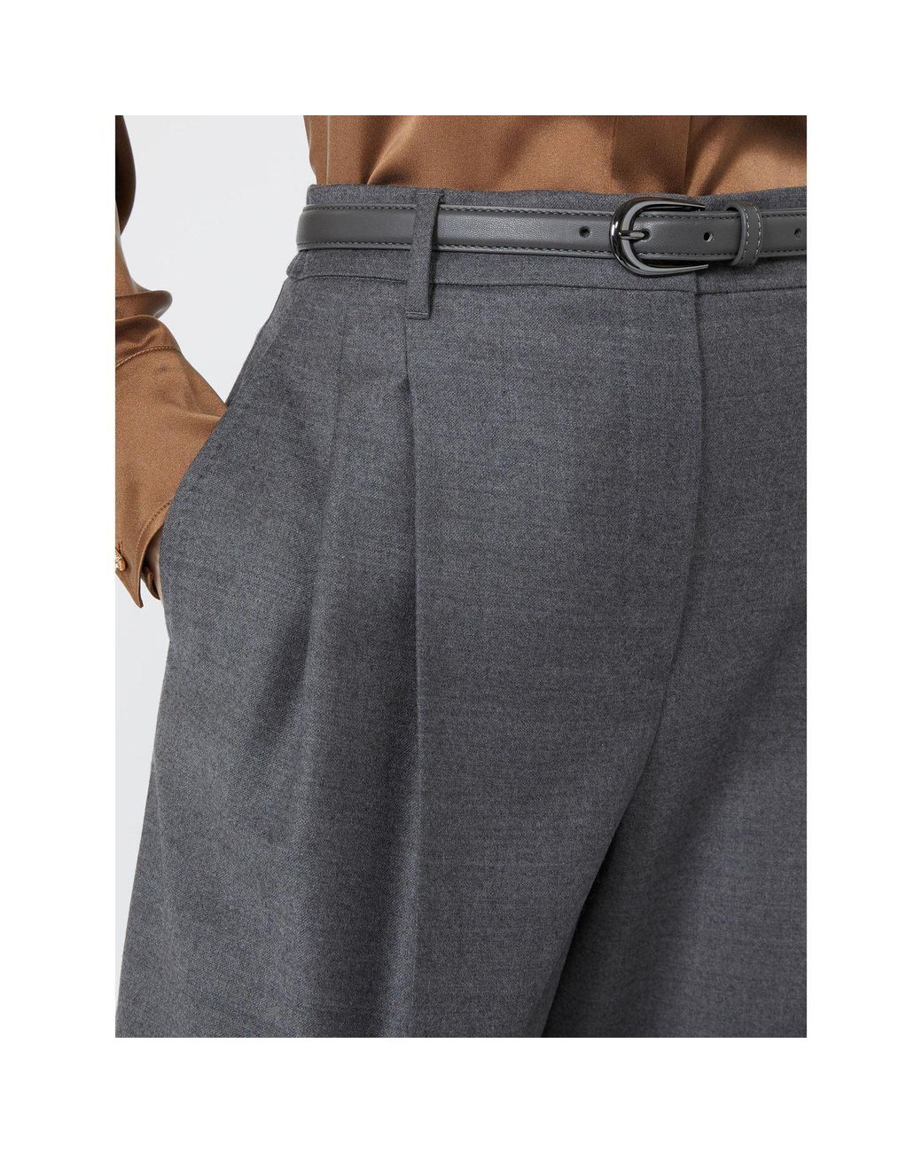 Max Mara Gray "Mst Lago" Classic Trousers