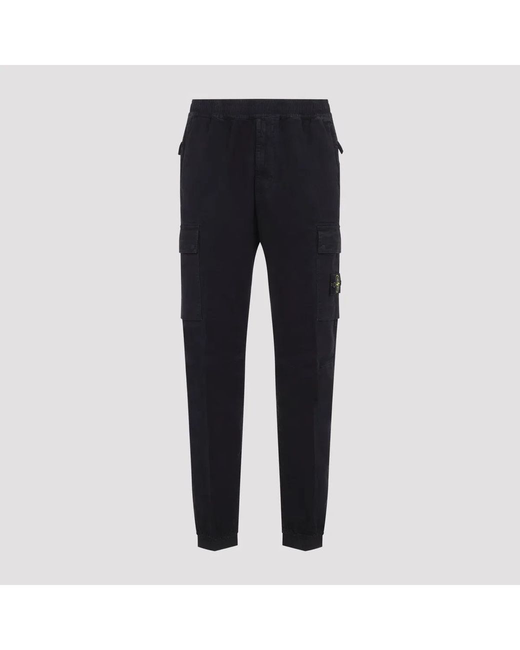 Stone Island Blue Cargo Trousers for men