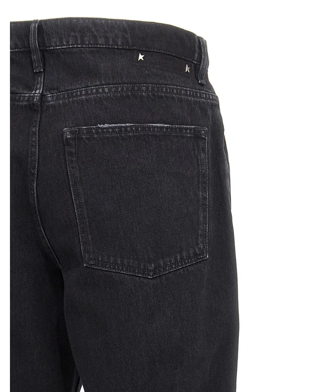 Golden Goose Deluxe Brand Blue Cotton Straight-Leg Jeans Clothing for men