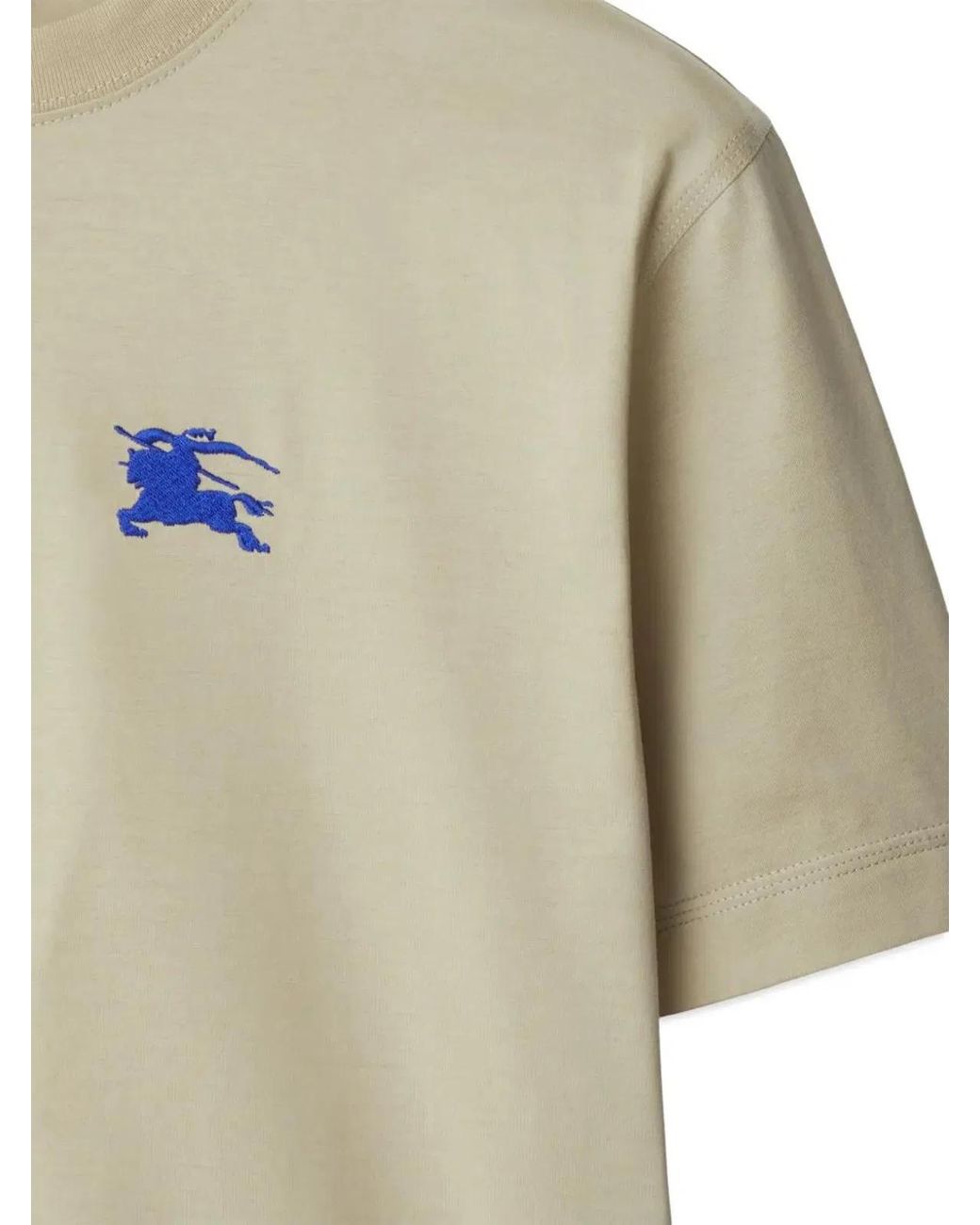 Burberry Natural Cotton T-Shirt T-Shirts And Polos for men