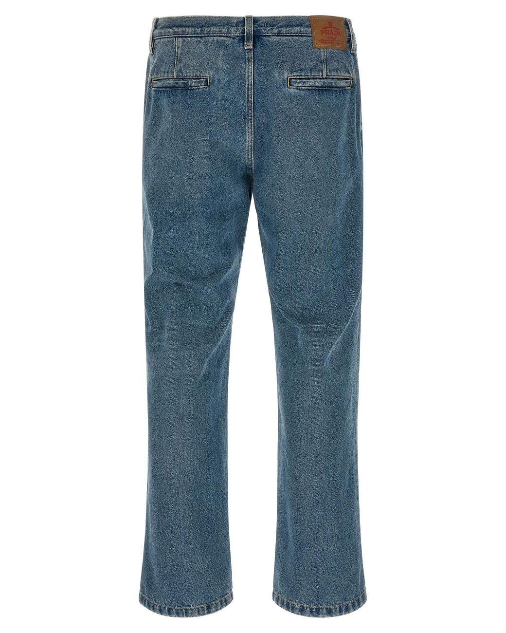 Prada Blue Mid Rise Jeans for men