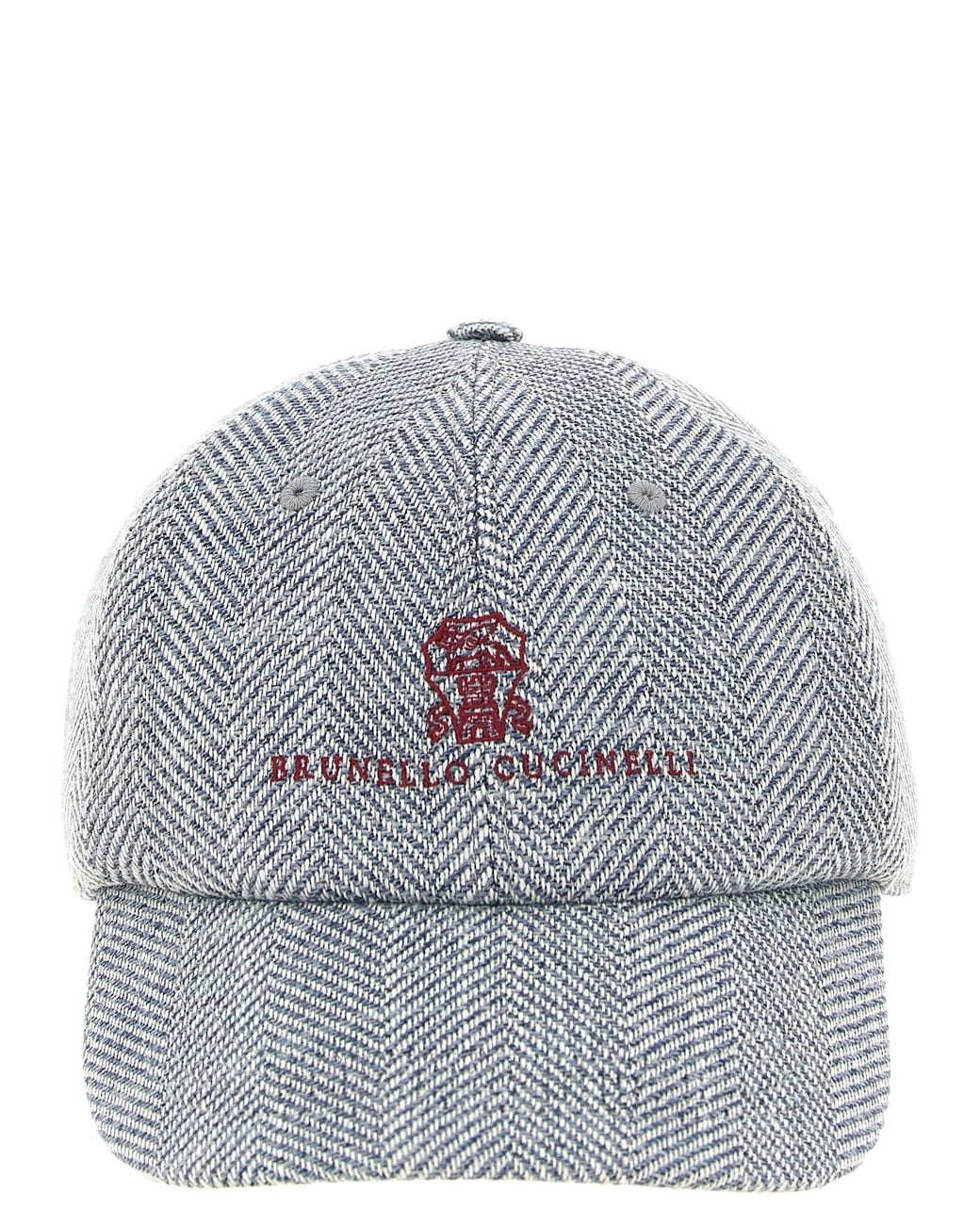 Brunello Cucinelli Gray 'Baseball' Cap for men
