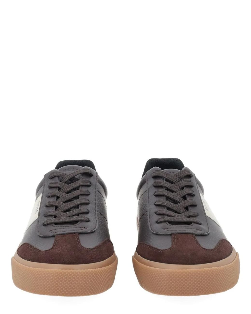 Boss Brown Sneaker With Logo for men