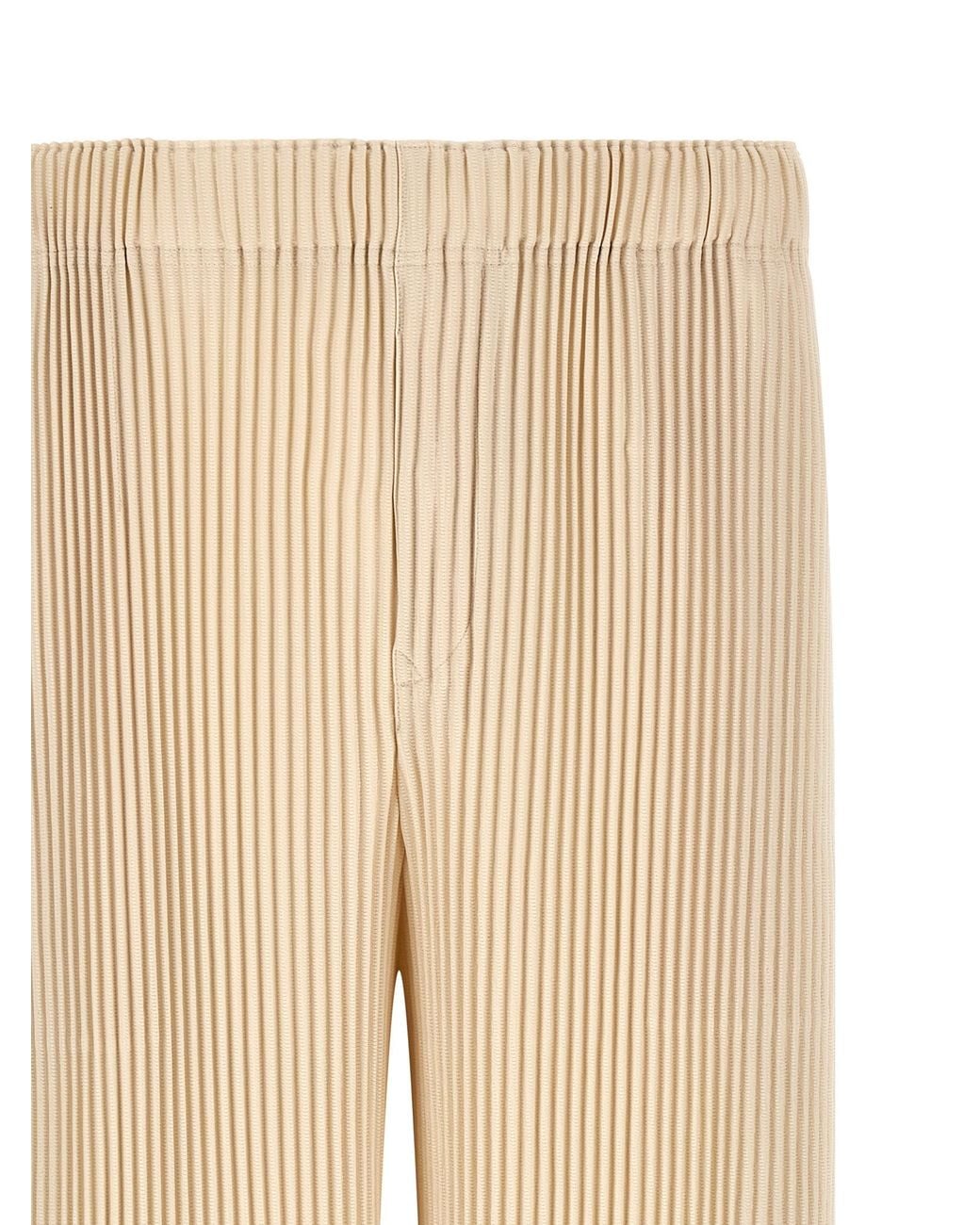 Homme Plissé Issey Miyake Natural 'Wear Or Wrap' Bermuda Shorts for men