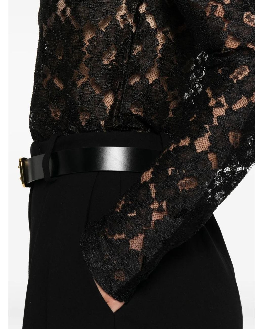 Rohe Black Lace Top