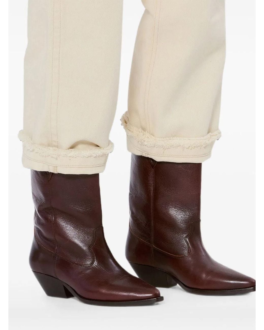 Isabel Marant Brown Duerto Leather Boots