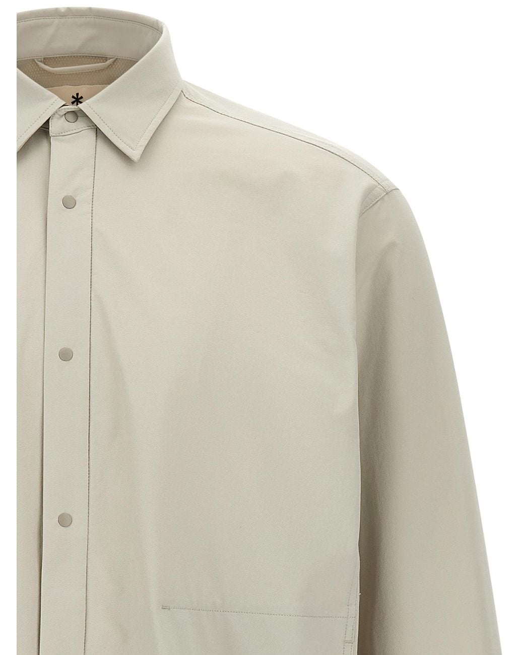 Snow Peak White 'Water-Repellent Stretch' Shirt for men