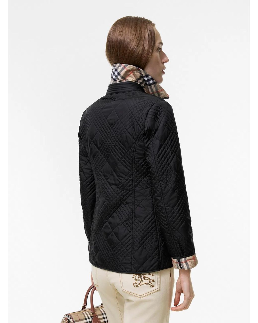 Burberry Black Fernleigh Quilted Nylon Jacket