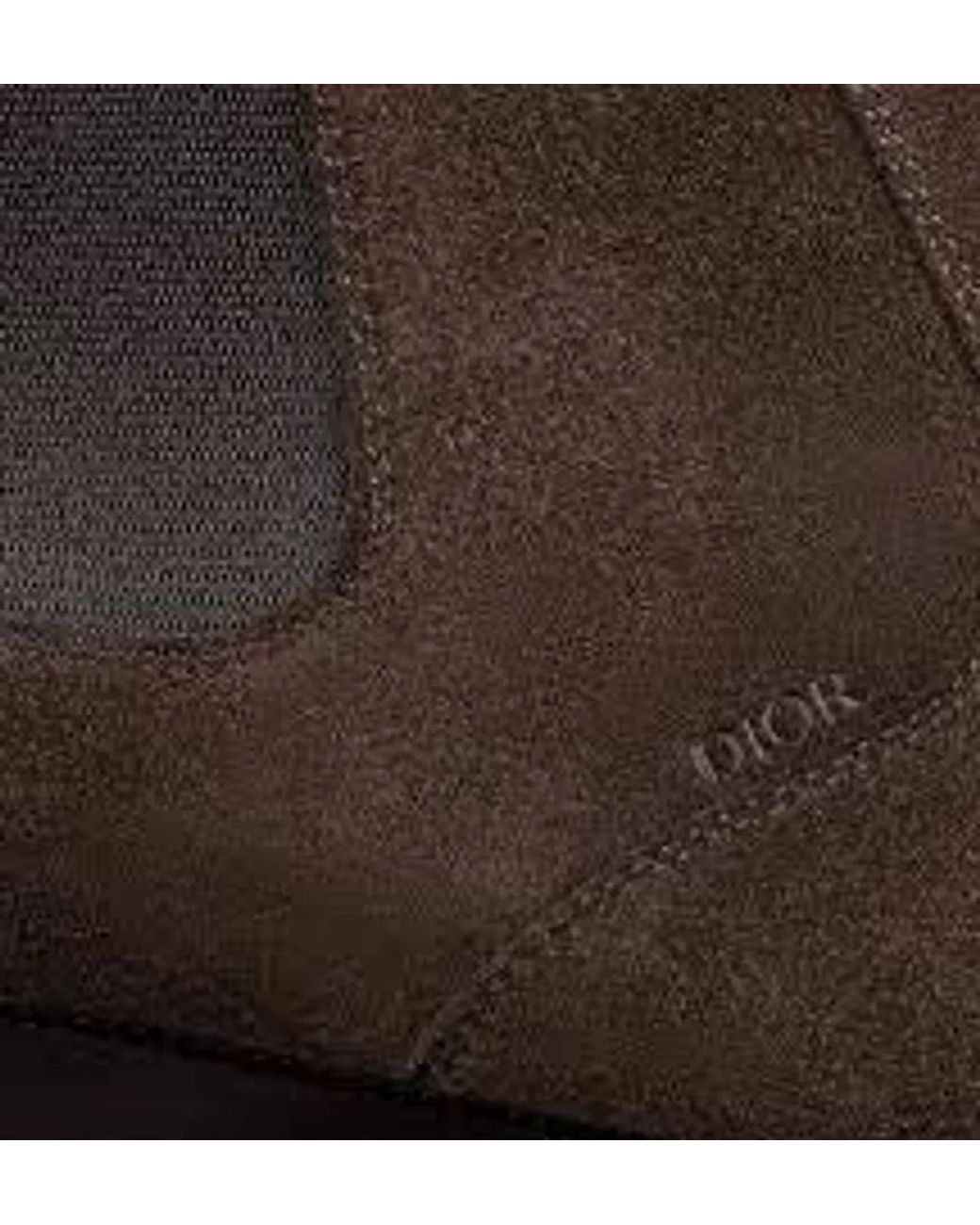 Dior Brown Regency Chelsea Boot for men