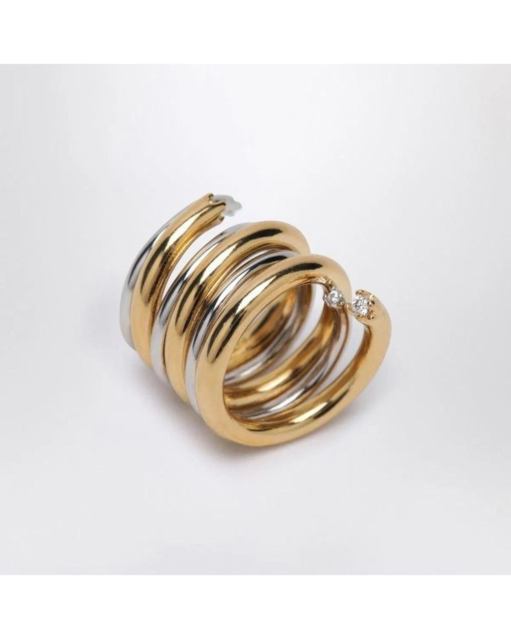 Panconesi Metallic Spiral Ring