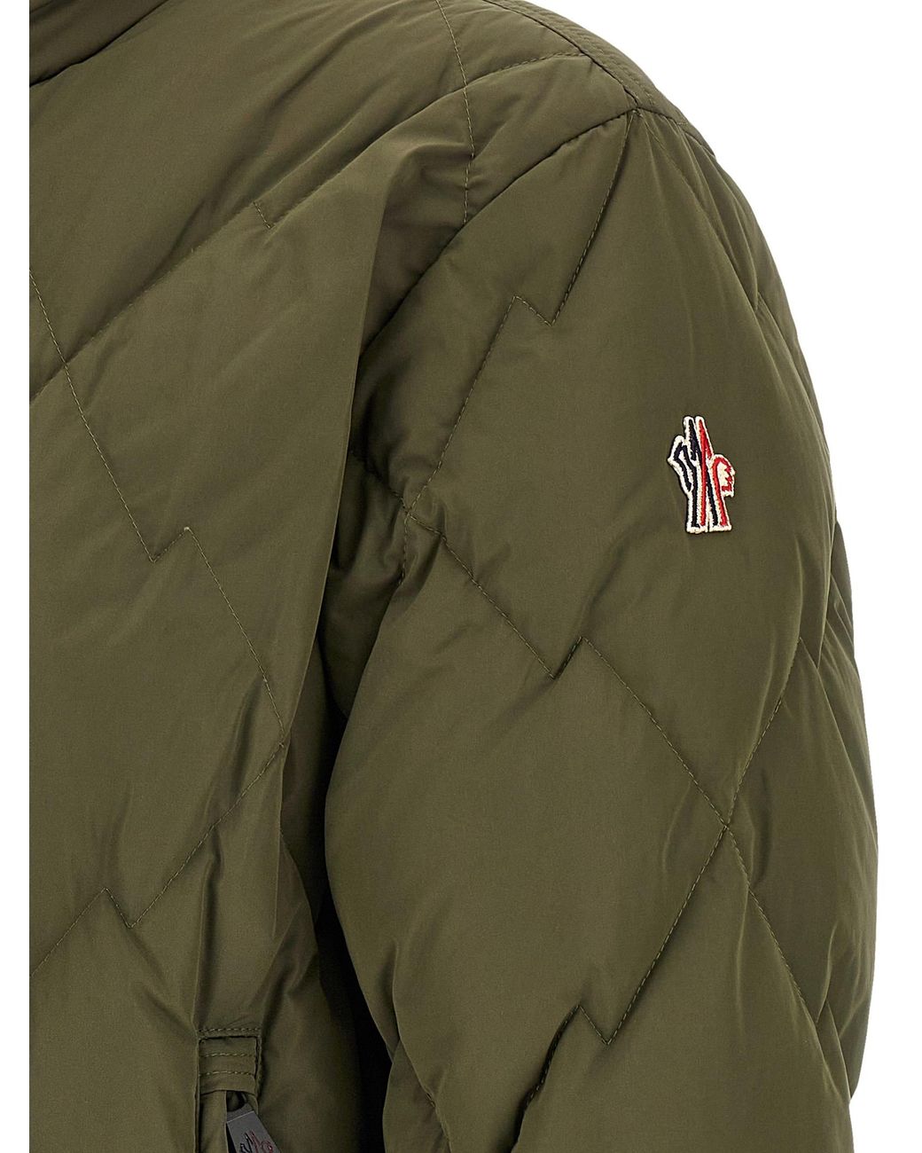 Moncler Green 'Bramans' Down Jacket for men