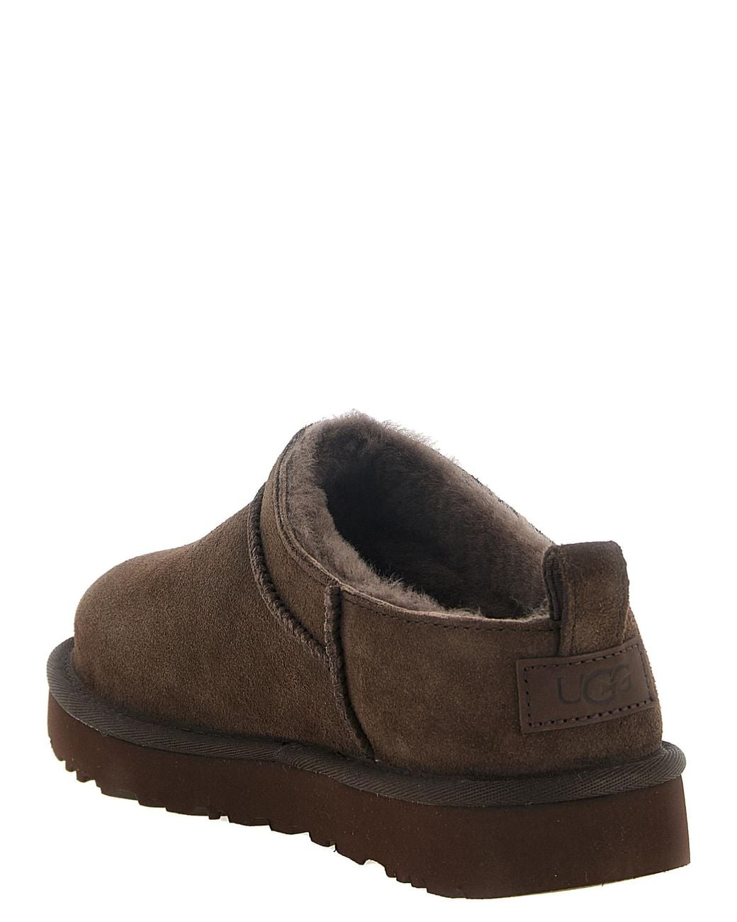 Ugg Brown 'Classic Micro' Dark Ankle Boots