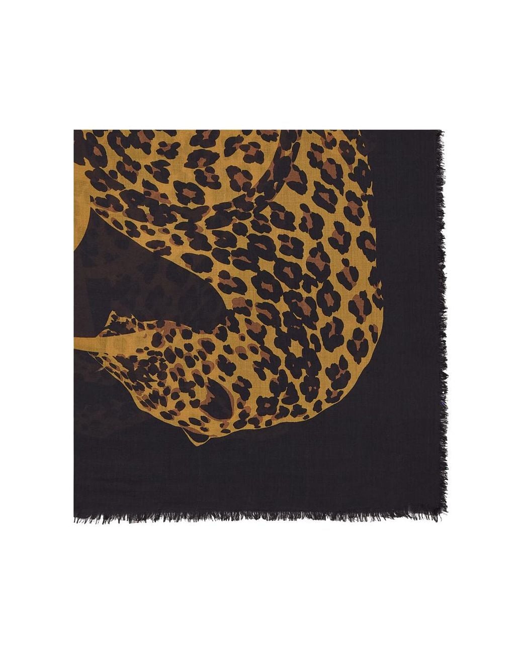 Saint Laurent Metallic Sciarpa Cassandre