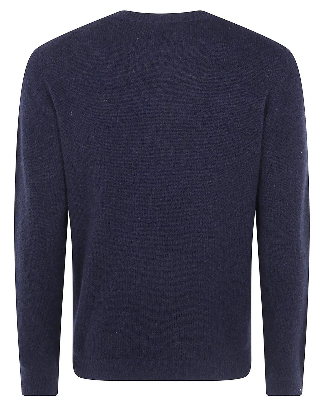 Nuur Blue Long Sleeves Round Neck Sweater for men