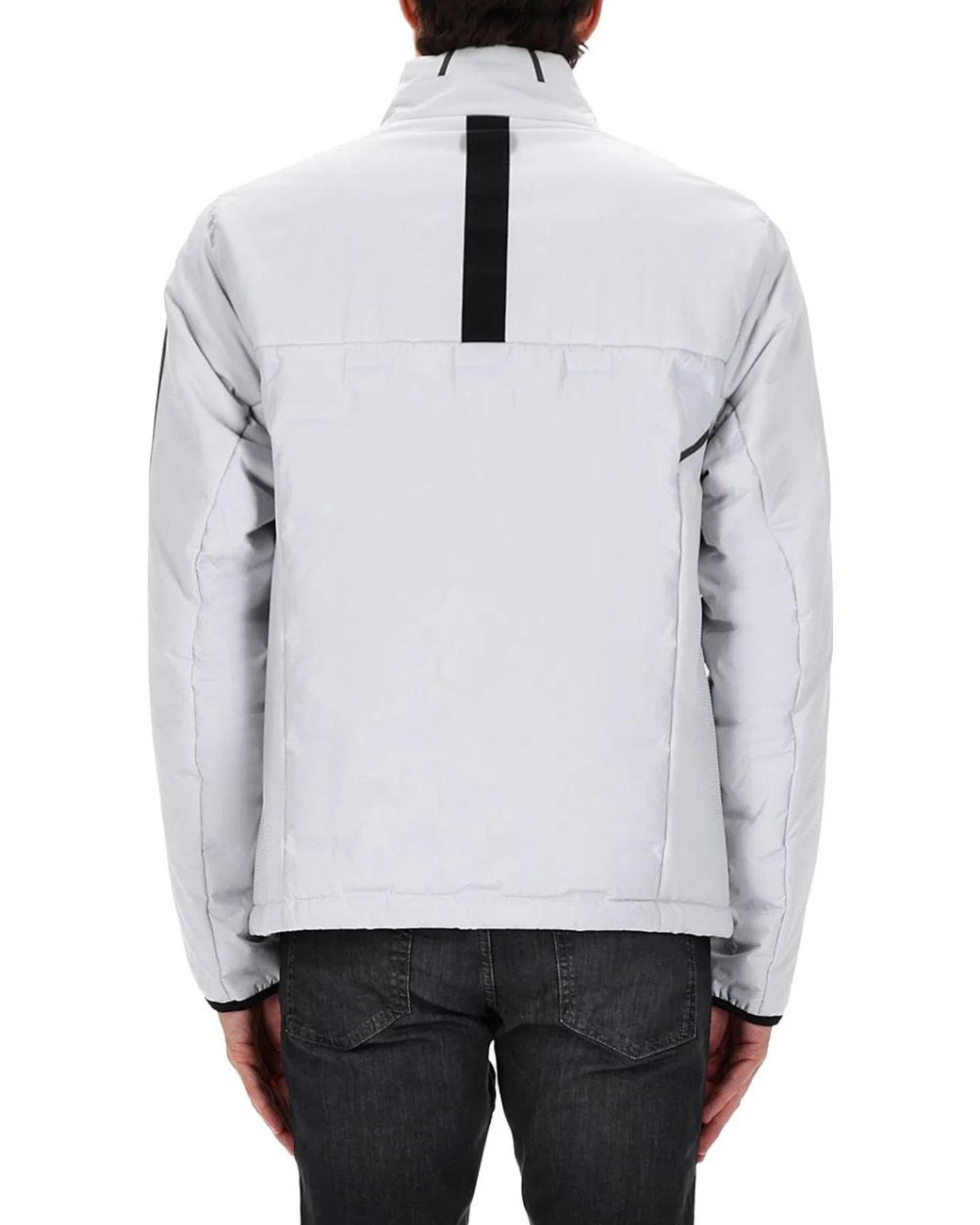 Boss White "Down Hybrid" Jacket for men