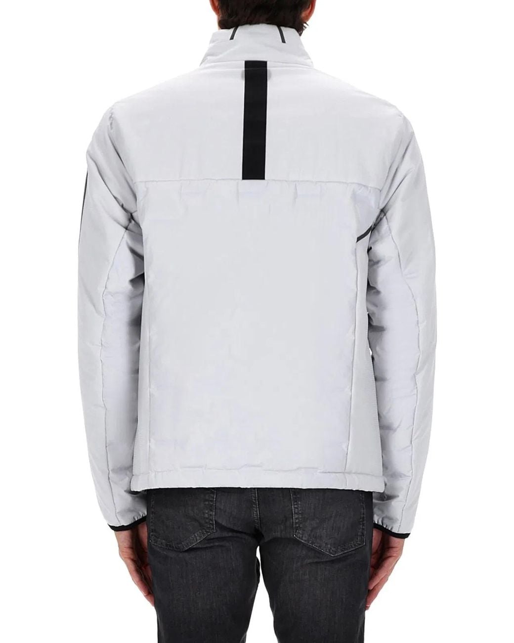 Boss White Polyester Jacket for men