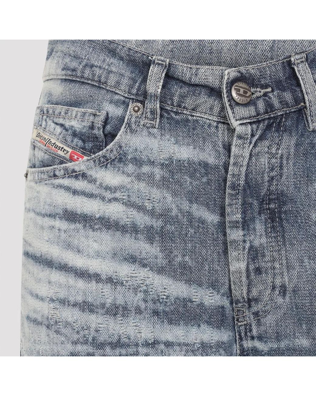DIESEL Gray 1971 D-Sent Cotton Jeans