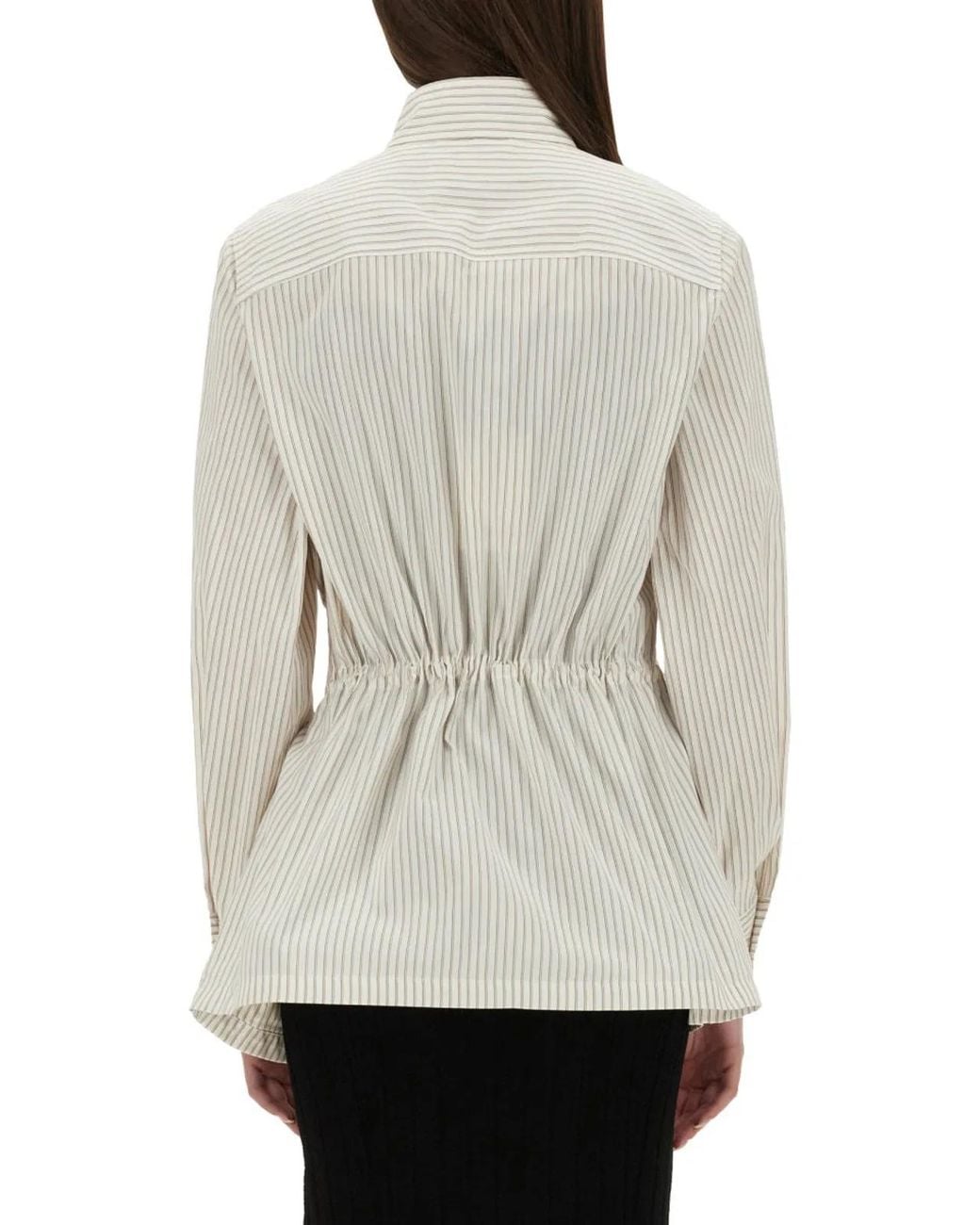 Fendi Natural Cotton And Silk Blouson