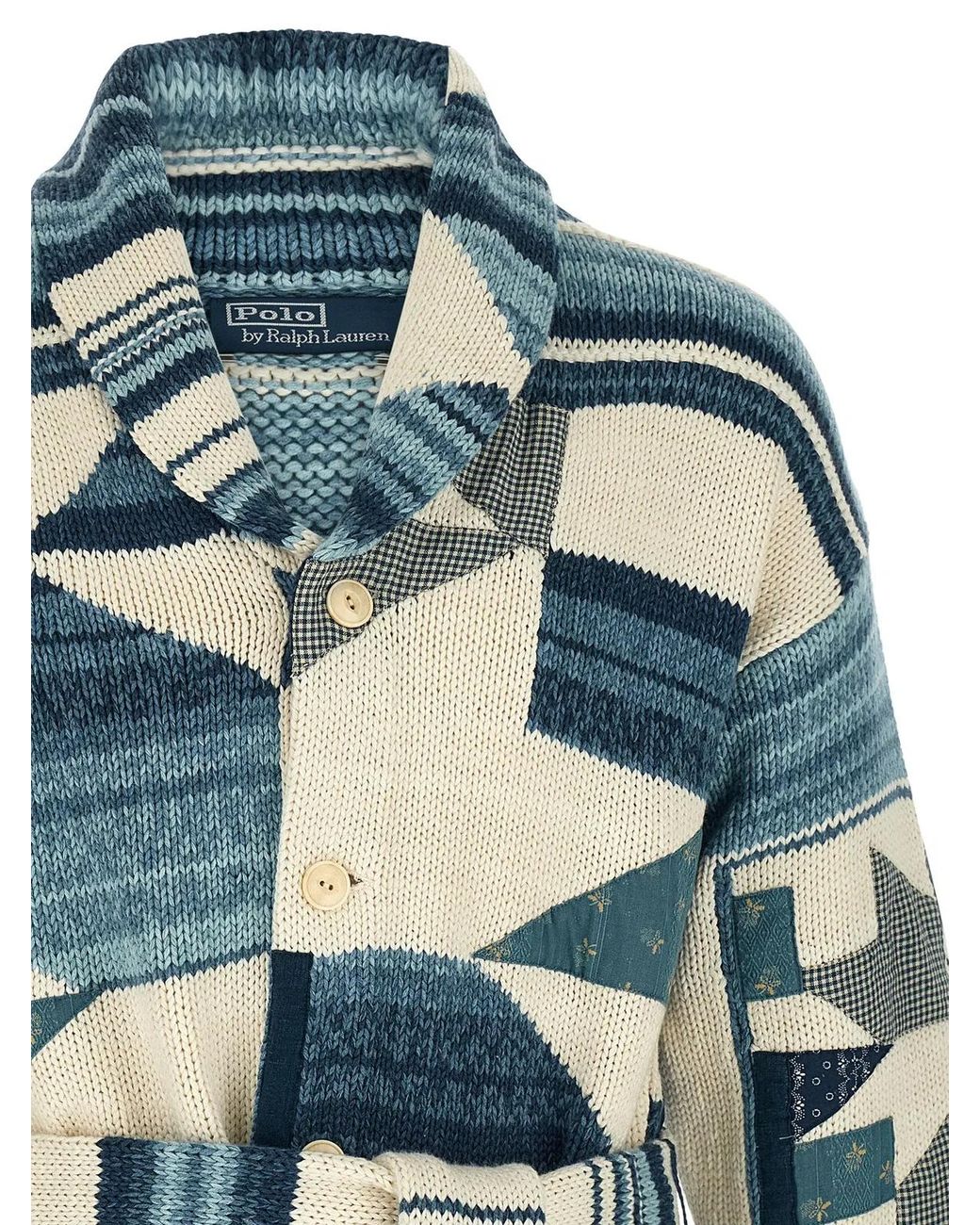 Polo Ralph Lauren Blue Cotton Cardigan for men
