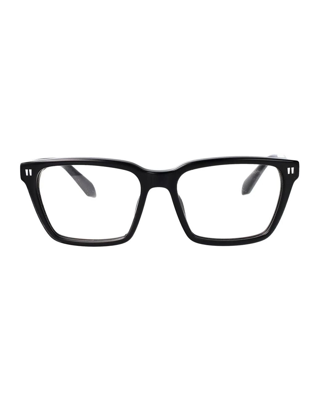 Off-White c/o Virgil Abloh Black Shiny Acetate Glasses