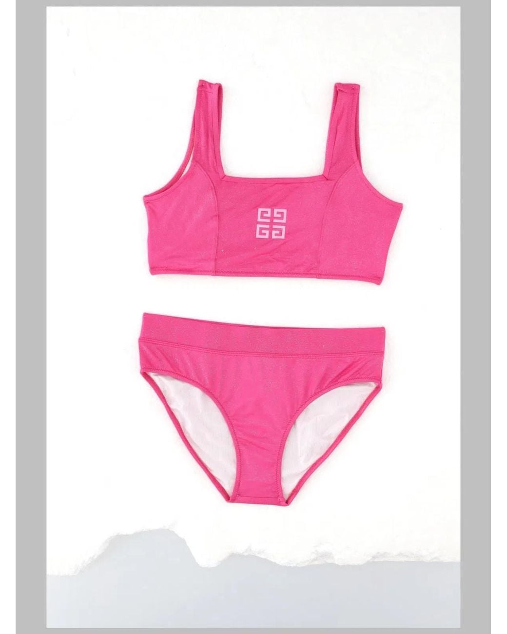 Givenchy Pink Girls' Two-Piece Swimsuit