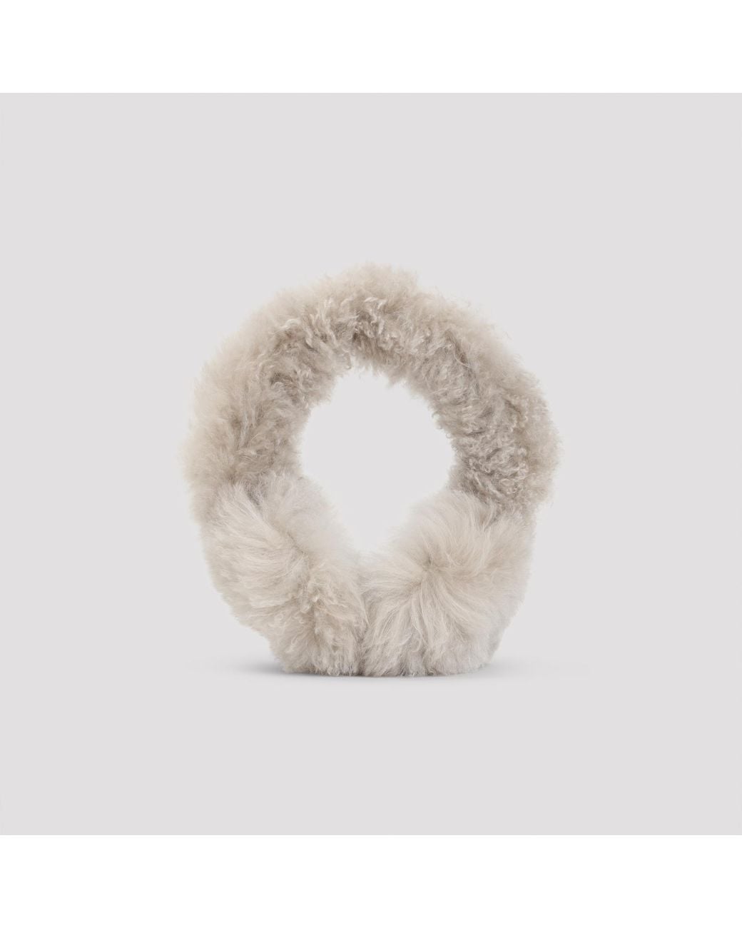Yves Salomon Natural Lamb Earmuffs