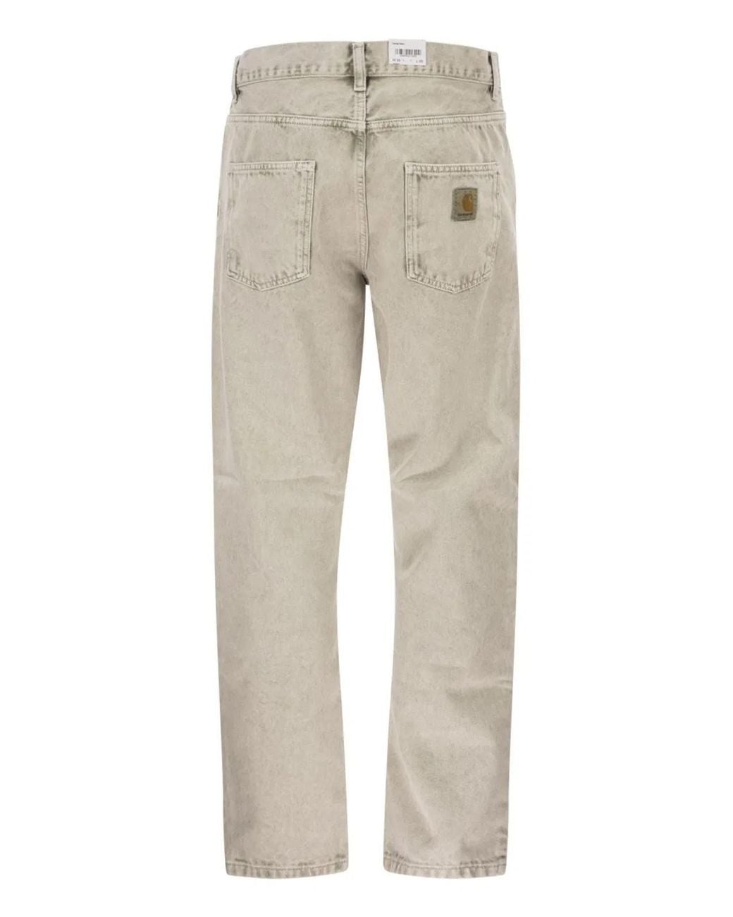 Carhartt Natural 5-Pocket Denim Trousers